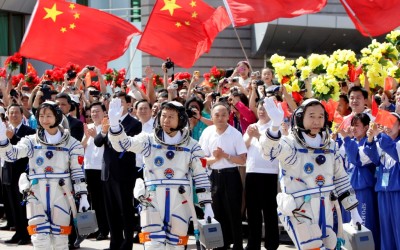 A China invade o espaço