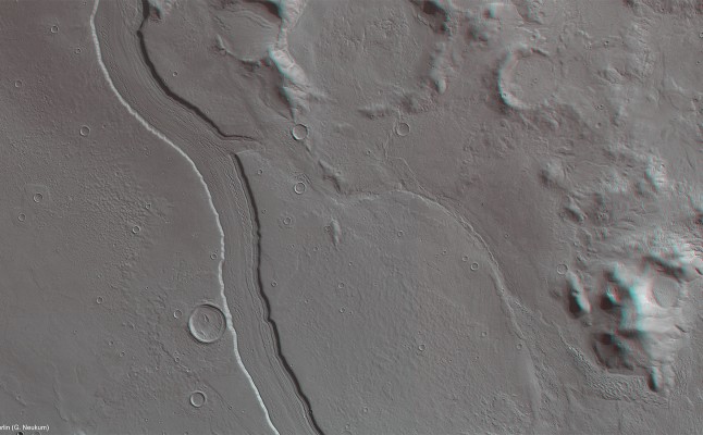 Leito de rio em Marte
